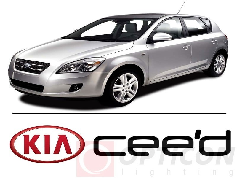 Kia Ceed I - Zestaw oświetlenia wnętrza LED - 4 żarówki