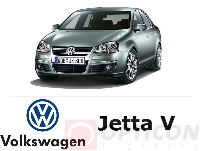 Volkswagen Jetta V - Zestaw oświetlenia kabiny LED Standard 6000K - 15 żarówek