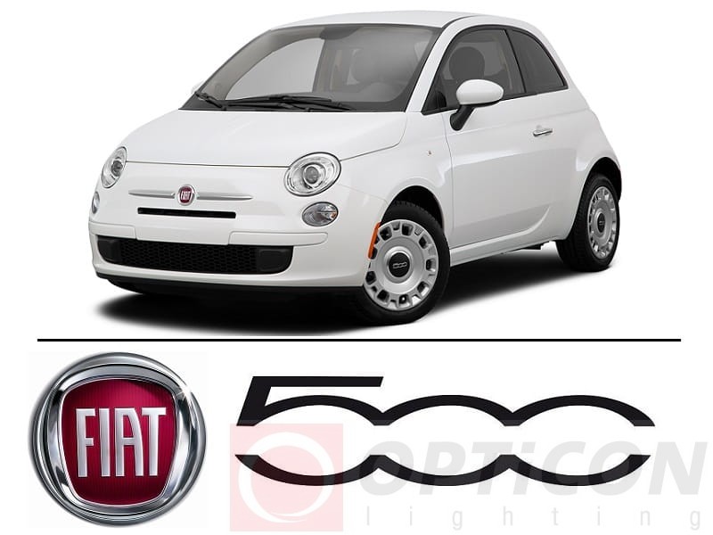 Fiat 500 - Zestaw oświetlenia kabiny LED Standard - 3 żarówki