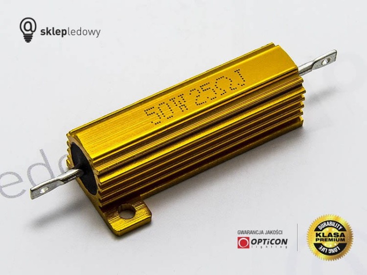  Rezystor - 50W / 25ohm dla Żarówek Led