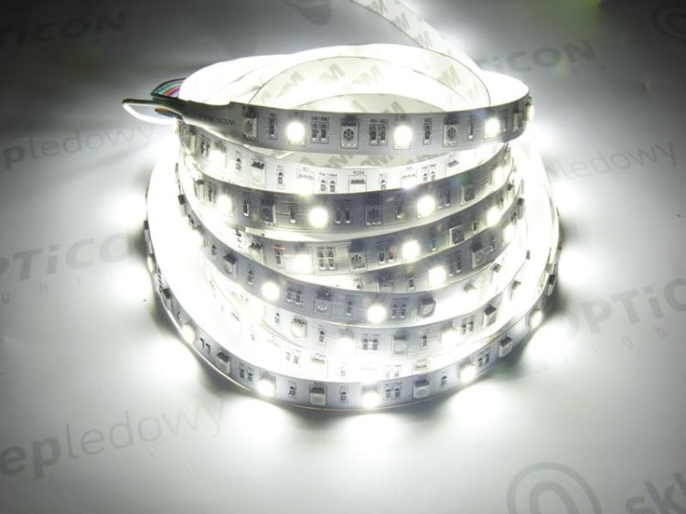 Taśma LED 24V 300x SMD 5050 10mm IP20 14,4W RGBW PREMIUM - 1 metr 