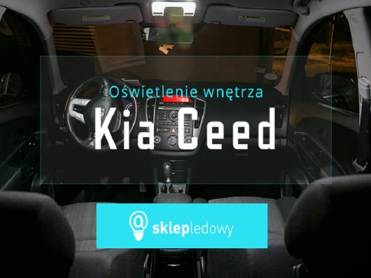 Kia Ceed I - Zestaw oświetlenia wnętrza LED - 4 żarówki
