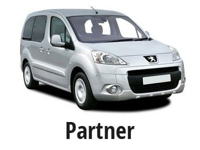 Peugeot Partner - Zestaw oświetlenie kabiny LED Standard - 4 żarówki 