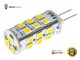 Żarówka G4 LED 2,5W 27x SMD 2835 10-30V DC Biały Ciepły 3000K 12V 24V Opticon Premium