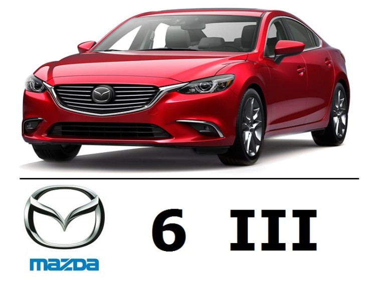 Mazda 6 III Sedan - Zestaw oświetlenie kabiny LED 6000K Premium - 10 żarówek