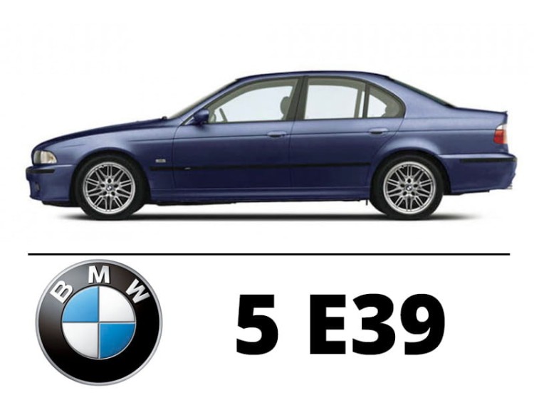 BMW 5 E39 - Zestaw oświetlenie kabiny LED Premium - 15 żarówek