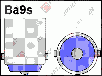 Żarówka Led T4W Ba9s 24V 1xDIP Dyfuzyjna Biały Zimny 6000K