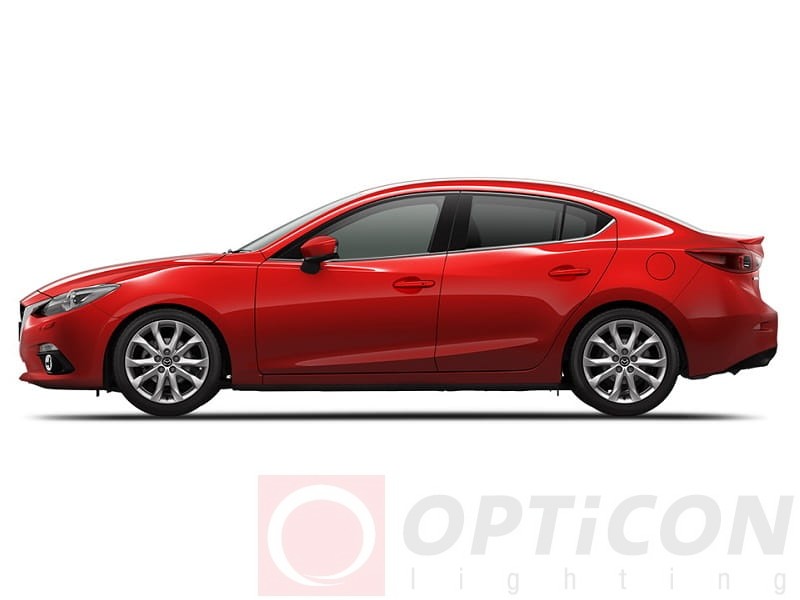 Mazda 3 III Sedan - Zestaw oświetlenie kabiny LED 6000K Premium - 6 żarówek