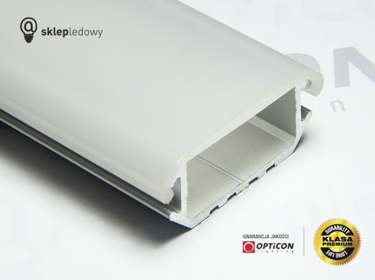  Klosz Mleczny - Profil LED P7 - 1 metr