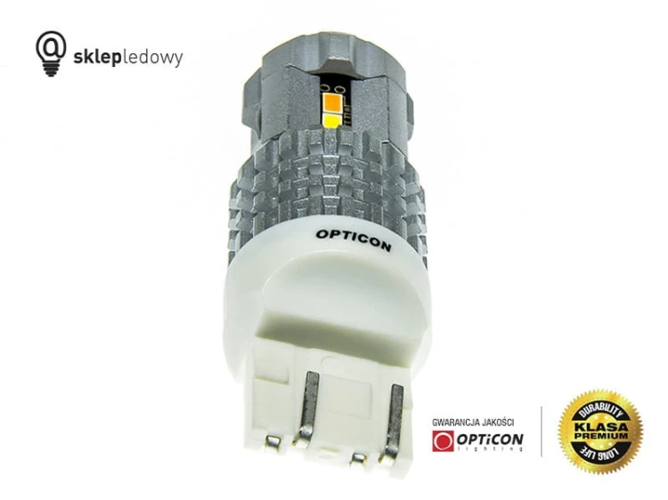 Żarówka Led W21/5W 7443 T20 12x SMD3020 DUAL COLOR 6/6 OPTICON PREMIUM