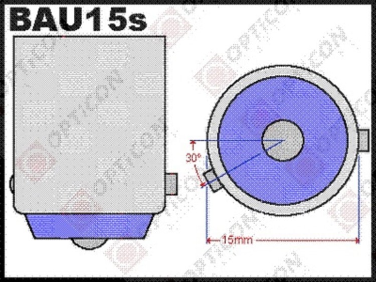 Opel Insignia A - Światła kierunkowskazów LED Py21W Bau15s CANBUS Opticon Premium - Zestaw 2 żarówki