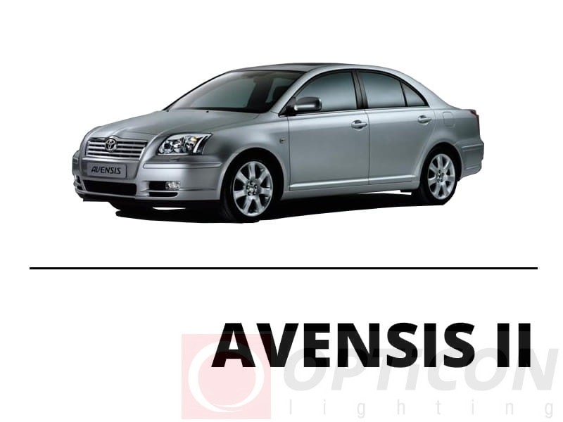 Toyota Avensis II - Zestaw oświetlenia kabiny LED 6000K Premium - 8 żarówek