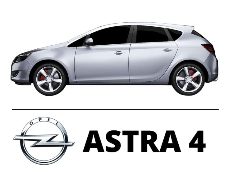 Opel Astra 4 J - Zestaw oświetlenie kabiny LED 6000K Standard - 11 żarówek