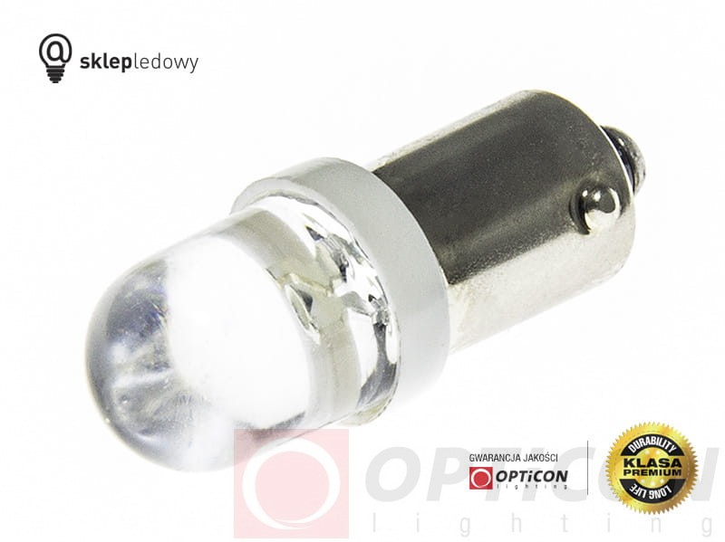 Żarówka Led T4W Ba9s 24V 1xDIP Dyfuzyjna Biały Zimny 6000K