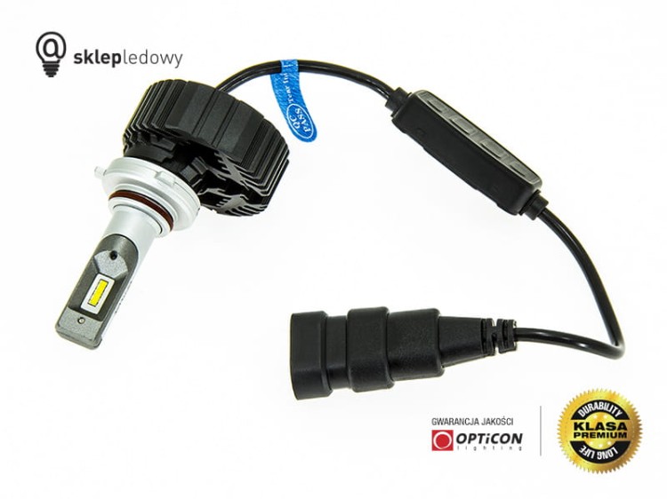 Opel Meriva B - Światła mijania LED HIR2 9012 25W 12-24V DC 5000lm 6500K OPTICON - zestaw 2 sztuki