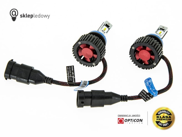 Mercedes X - Światła Przeciwmgłowe LED H8 / H11 30W OPTICON 12V DC 8000lm 6500K - zestaw 2 sztuki