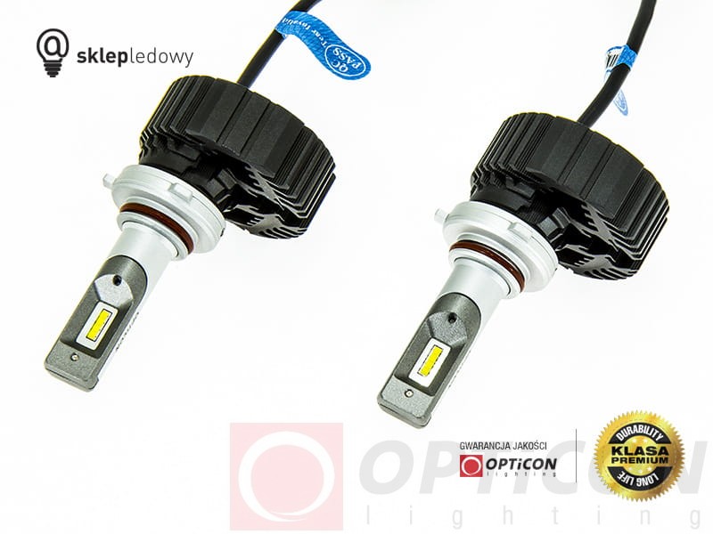 Jeep Cherokee KL - Światła mijania LED HIR2 9012 25W 12-24V DC 5000lm 6500K OPTICON - zestaw 2 sztuki