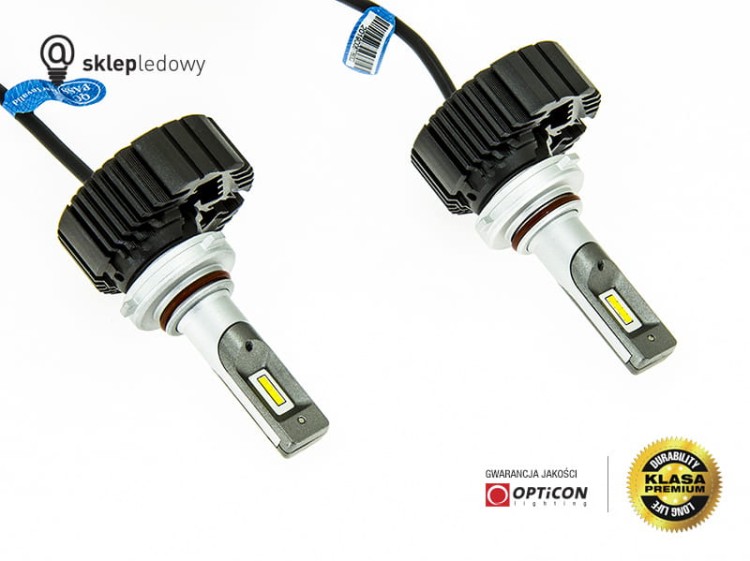 Jeep Cherokee KL - Światła mijania LED HIR2 9012 25W 12-24V DC 5000lm 6500K OPTICON - zestaw 2 sztuki