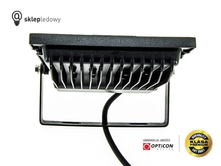 Naświetlacz LED 30W 10-30V DC 3900lm Halogen Biały Zimny 6000K OPTICON