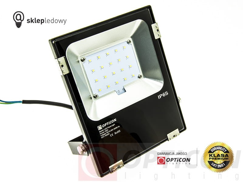 Naświetlacz LED 30W 10-30V DC 2600lm Halogen Biały Zimny 6000K OPTICON