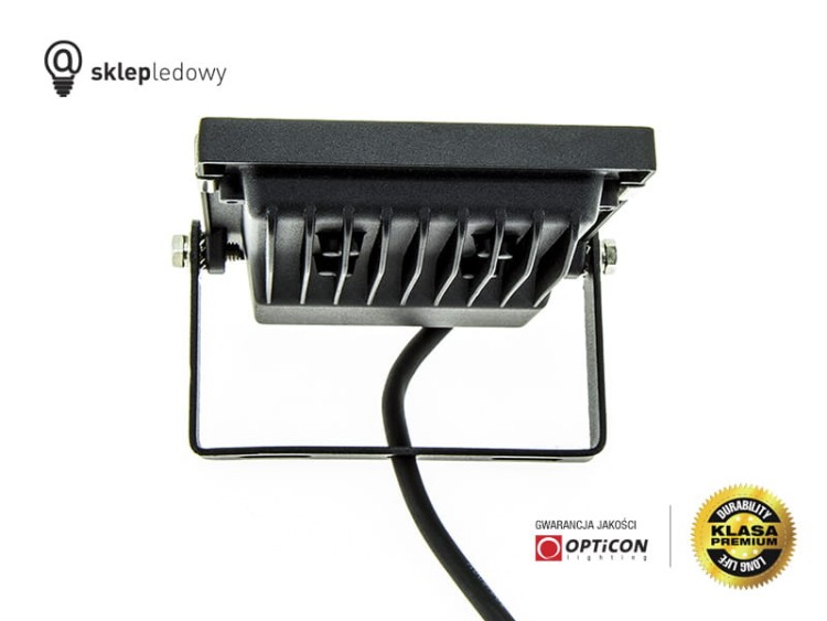 Naświetlacz LED 10W 10-30V DC 1300lm Halogen Biały Zimny 6000K OPTICON
