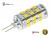 Żarówka G4 LED 2,5W 27x SMD 2835 10-30V DC Biały Ciepły 3000K 12V 24V Opticon Premium