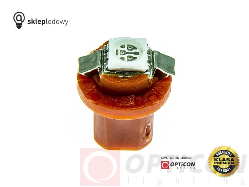 Żarówka Led Bx8.5d 1x SMD5050 12V W1,2W Czerwony