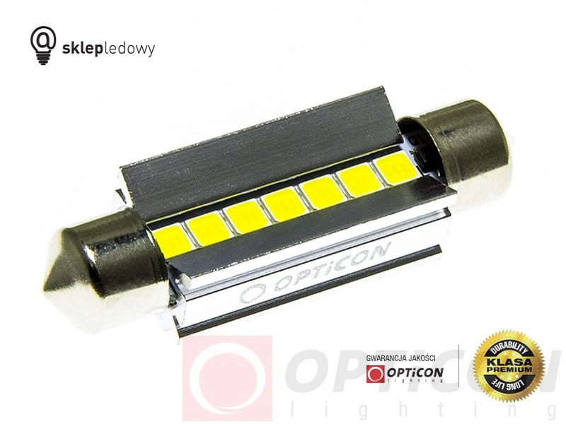 BMW - Oświetlenie bagażnika Żarówka LED C10W 42mm Opticon PREMIUM - 1 sztuka