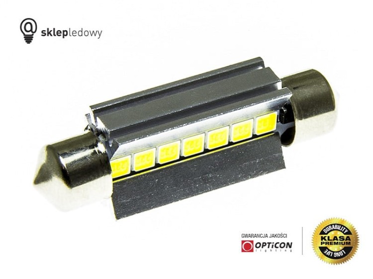 BMW - Oświetlenie bagażnika Żarówka LED C10W 42mm Opticon PREMIUM - 1 sztuka