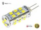 Żarówka G4 LED 2,5W 27x SMD 2835 10-30V DC Biały Zimny 6000K 12V 24V Opticon Premium