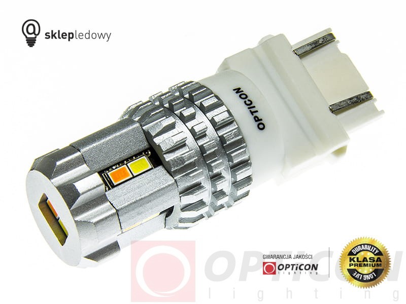 Żarówka Led P27/7W 3157 12x SMD3020 DUAL COLOR 6/6 OPTICON PREMIUM