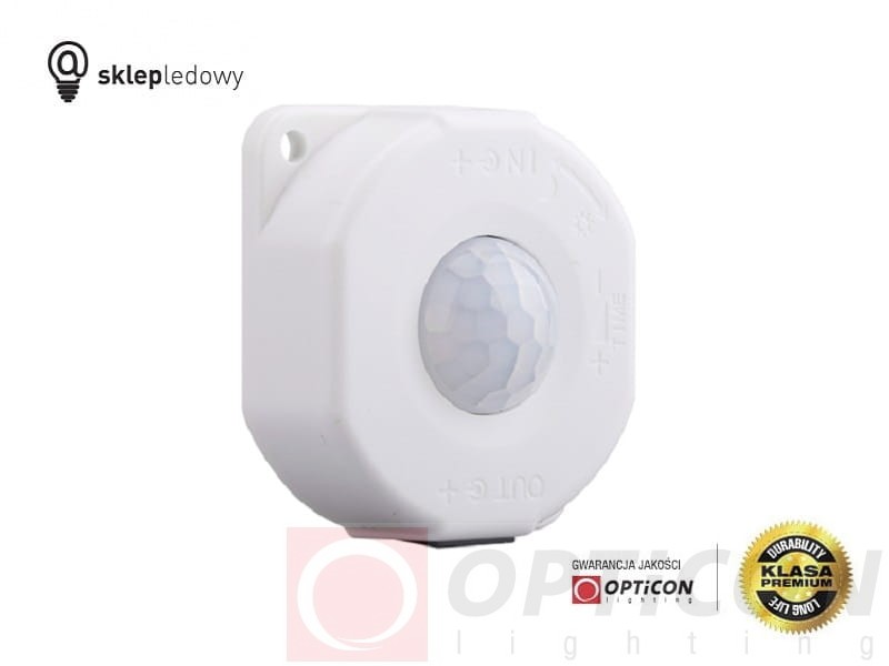 Włącznik Czujnik Ruchu LED 6A 12V / 24V - DC5,5/2,1mm
