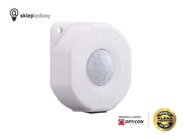 Włącznik Czujnik Ruchu LED 6A 12V / 24V - DC5,5/2,1mm