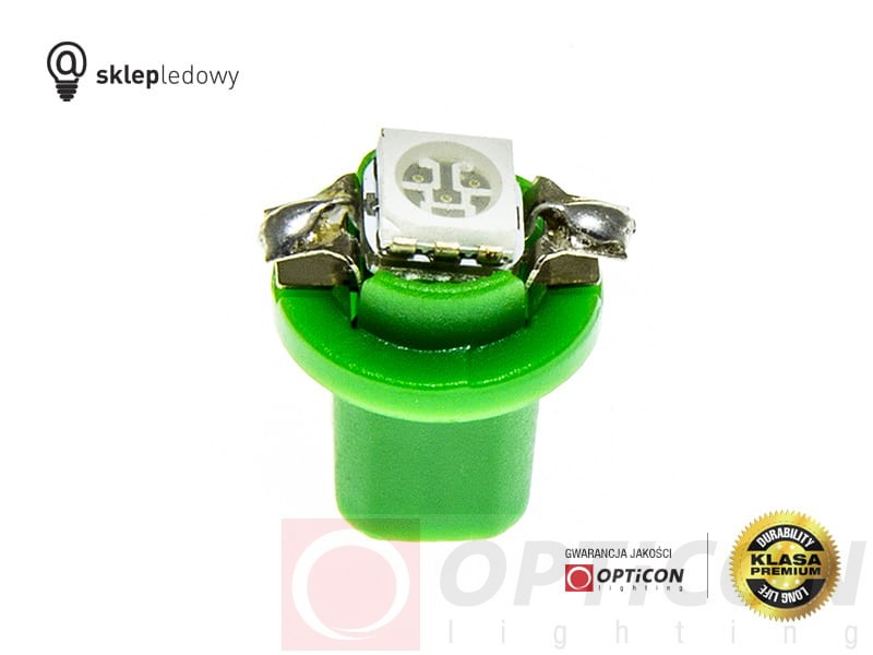 Żarówka Led Bx8.5d 1x SMD5050 12V W1,2W Zielony