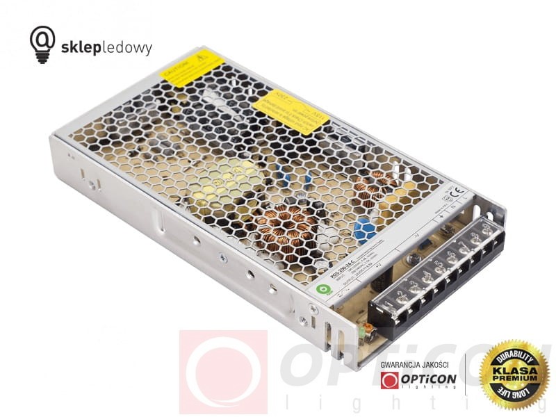 Zasilacz POS Power POS-200-24-C 8,5A 200W do Taśm Led z 230V do 24V Modułowy IP20
