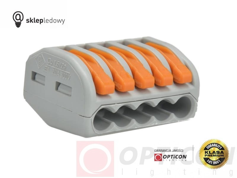 WAGO Szybkozłączka uniwersalna 5x0,08-4,0mm