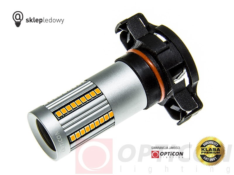 Żarówka Led PSy24W PG20/4 24W 66x SMD2016 12V Pomarańczowy OPTICON PREMIUM