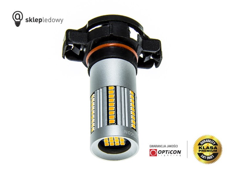 Żarówka Led PSy24W PG20/4 24W 66x SMD2016 12V Pomarańczowy OPTICON PREMIUM