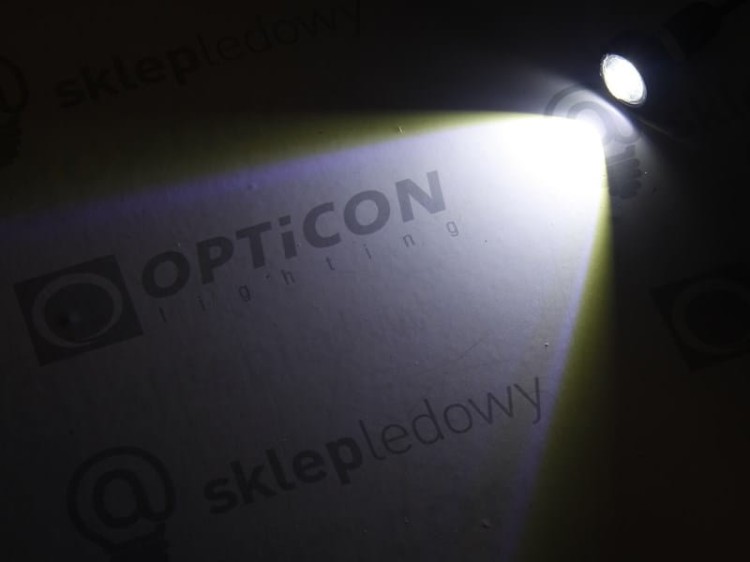  Moduł Oczko LED 1W 2x SMD 5630 12V DC Srebrny 18mm Biały Zimny z przewodem zasilającym