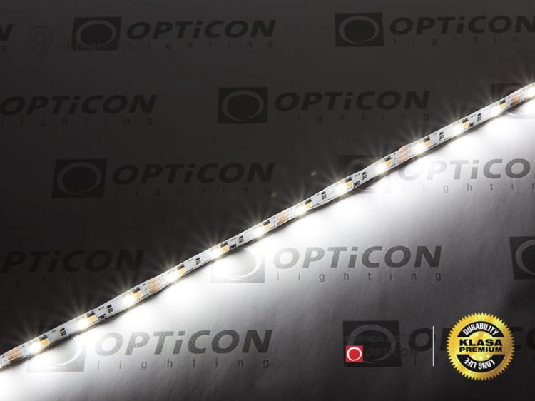 Taśma LED 12V 600 SMD 2835 8mm IP20 9,6W/m Multiwhite CCT OPTICON PREMIUM