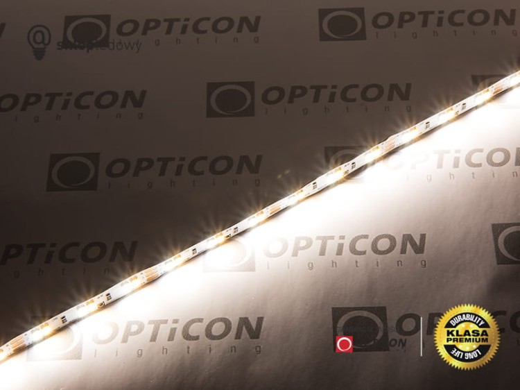 Taśma LED 12V 600 SMD 2835 8mm IP20 9,6W/m Multiwhite CCT OPTICON PREMIUM