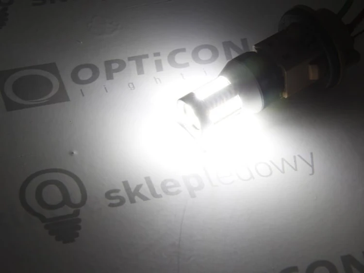 Żarówka Led P27W 3156 15x SMD 3030 12V Biały Zimny 6000K CANBUS PREMIUM