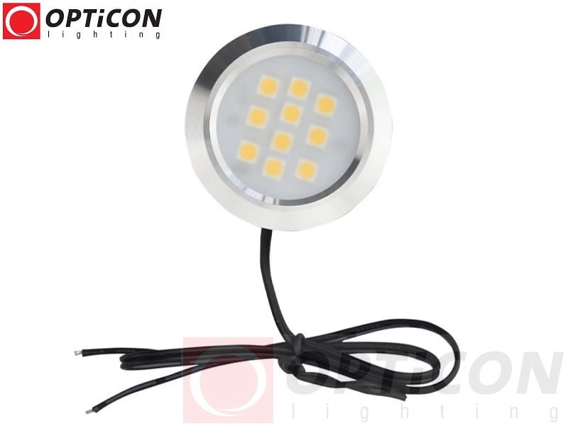 Lampa Meblowa LED 2W 230V AC 200lm Biały Ciepły 3000K OPTICON