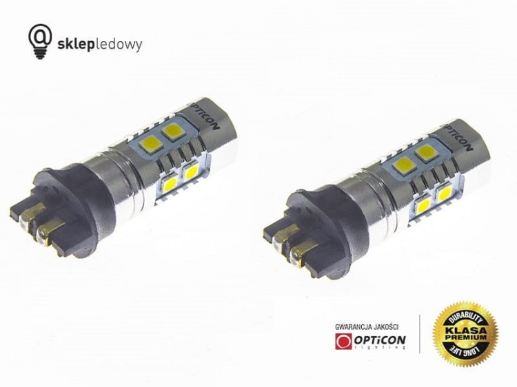 Volvo S90 USA - Światła kierunkowskazów LED PWy24W CANBUS Opticon Premium - Zestaw 2 żarówki