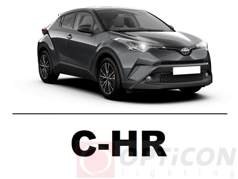 Toyota C-HR - Zestaw oświetlenia kabiny LED 6000K Premium - 6 żarówek