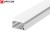 Profil LED P11 Srebrny aluminium anodowane Klosz mleczny - 1 metr