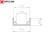 Profil LED P11 Srebrny aluminium anodowane Klosz mleczny - 1 metr