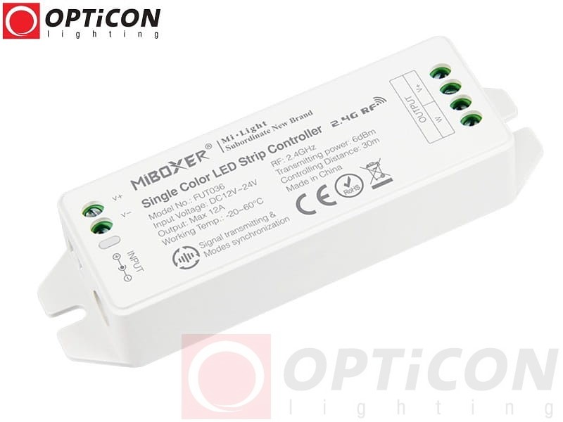 Sterownik Mi-Light MONO FUT036 Strefowy 12A 12V / 24V DC 2,4G