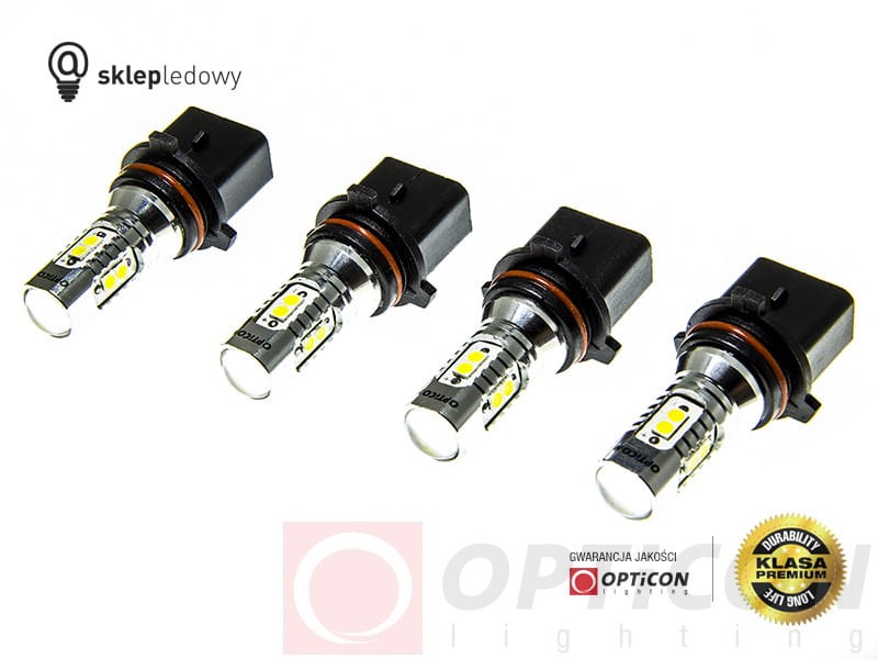 AUDI Q5 - Światła do jazdy dziennej LED DRL P13W OPTICON Standard - Zestaw 4 żarówki