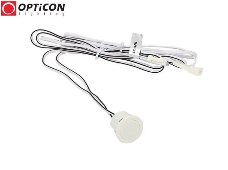 Włącznik LED Dotykowy 4A 12V / 24V DC ON/OFF + Ściemniacz - Biały